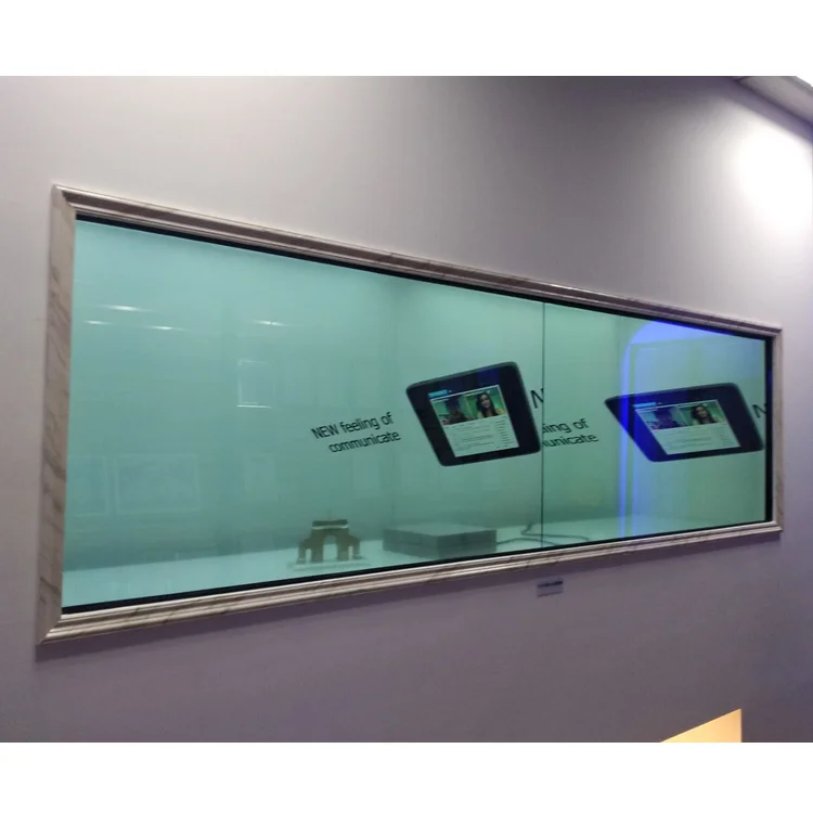 advertising equipment transparent screen 50inch transparent lcd screen