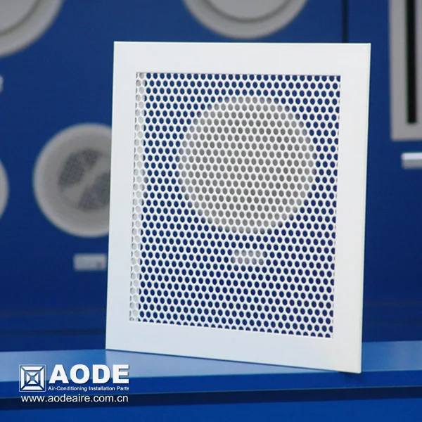 Алюминиевая перфорированная металлическая решетка HVAC с фиксированным сердечником