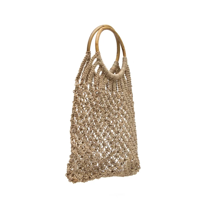 New Arrival Hand Cotton Macrame Tassel Bags Shopping Beach Handmade Macrame Bag For Girls From Bangladesh By Quality Handicrafts