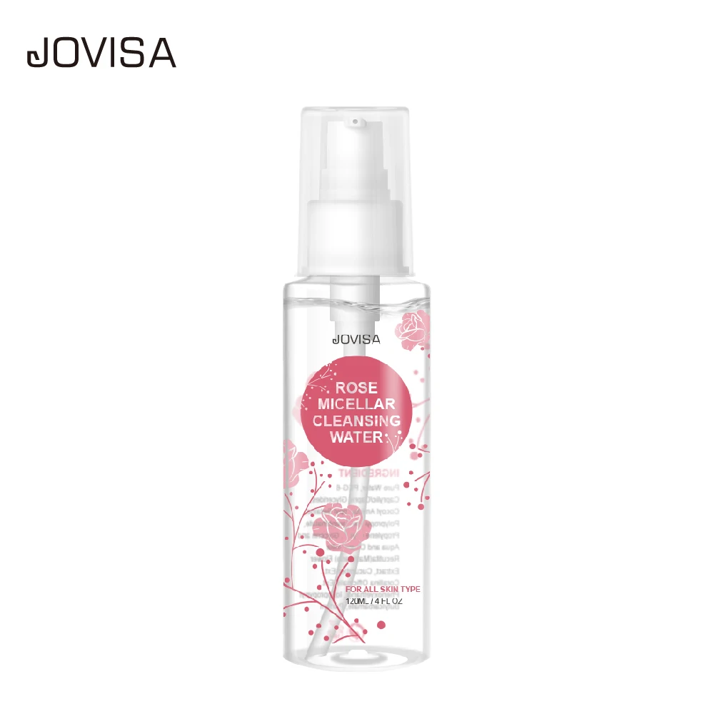 Private Label Rose Micellar Cleansing Water Cosmetics Remover Cleansing Water
