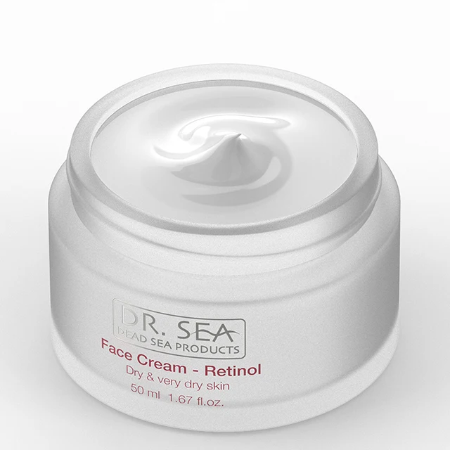 Face Day Cream for Dry and Very Dry Skin with Retinol by Dr. Sea - Improves Skin Complexion - Dead Sea Products Fast Delivery