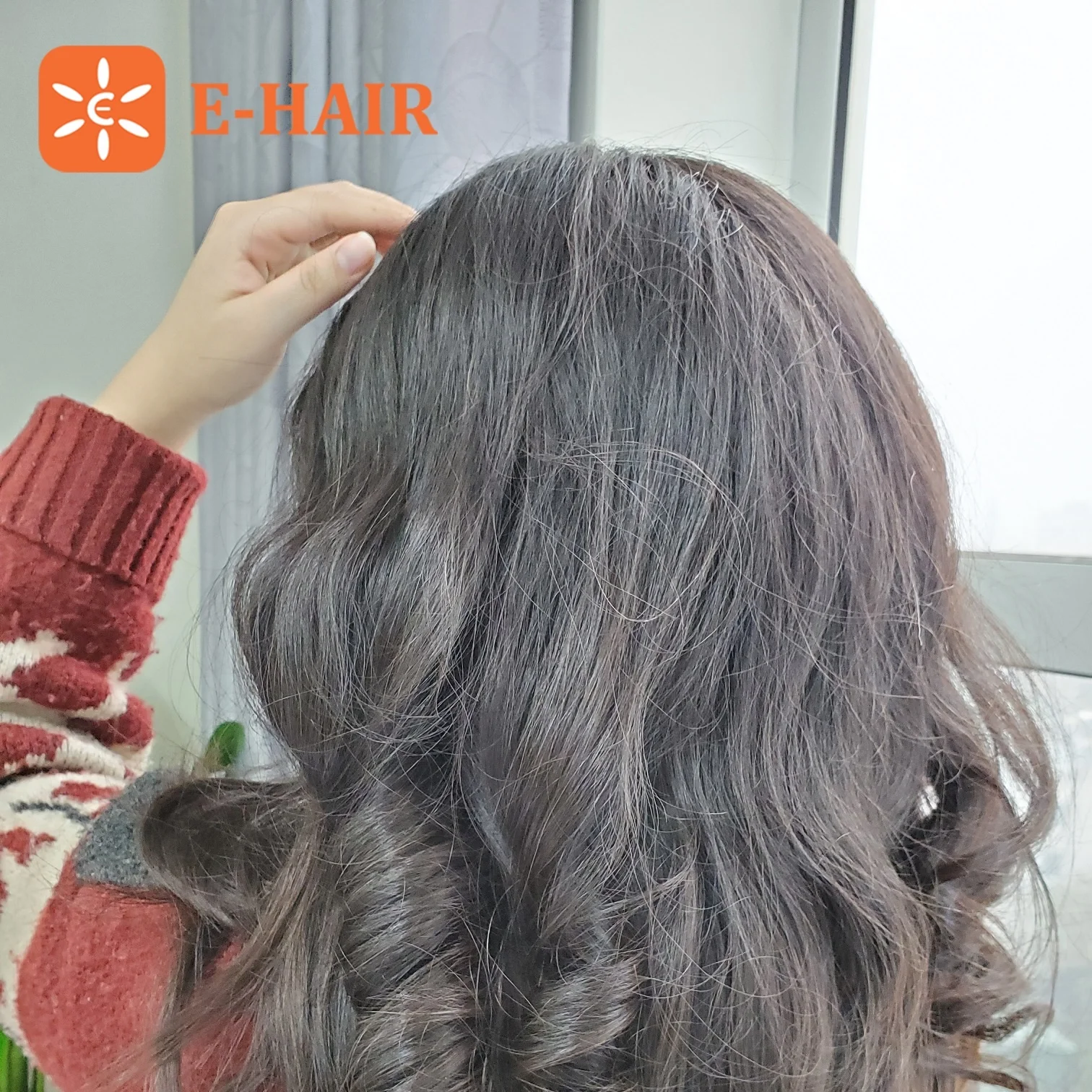 E-HAIR VIETNAM | Double Drawn Egg Curl hd Transparent Lace Frontal Pre Plucked Natural Hair wigs Raw Vietnamese Human Hair