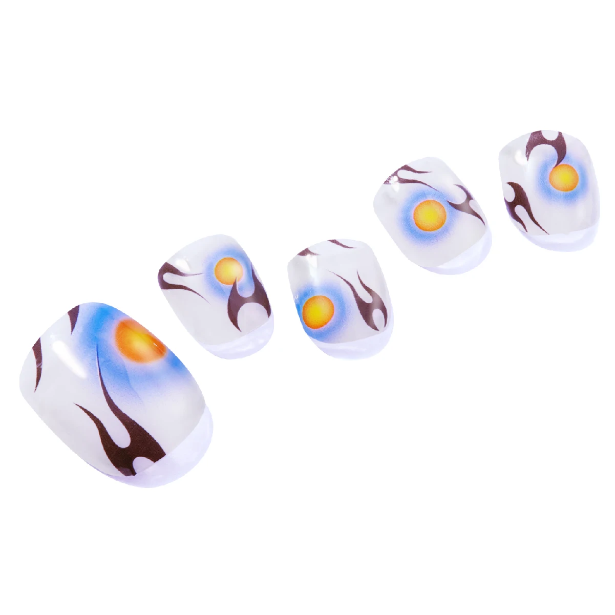 Korean 100% Real Salon Quality Press on gel nails Gel Nail sticker Pedicure Wholesale Certified