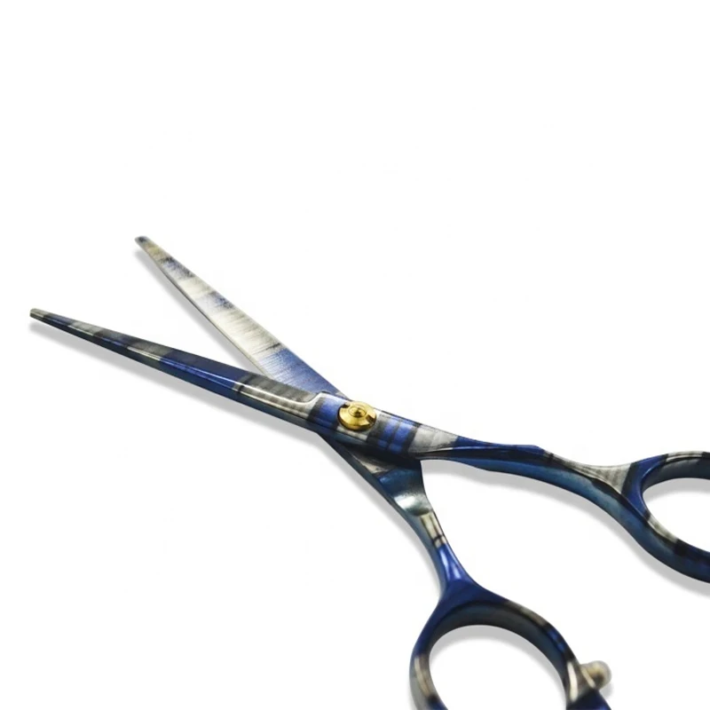 New Style 2024 Barber Scissors With Soft Handle Fashionable Hot Sale Hairdressing Cutting Multi Color Scissors