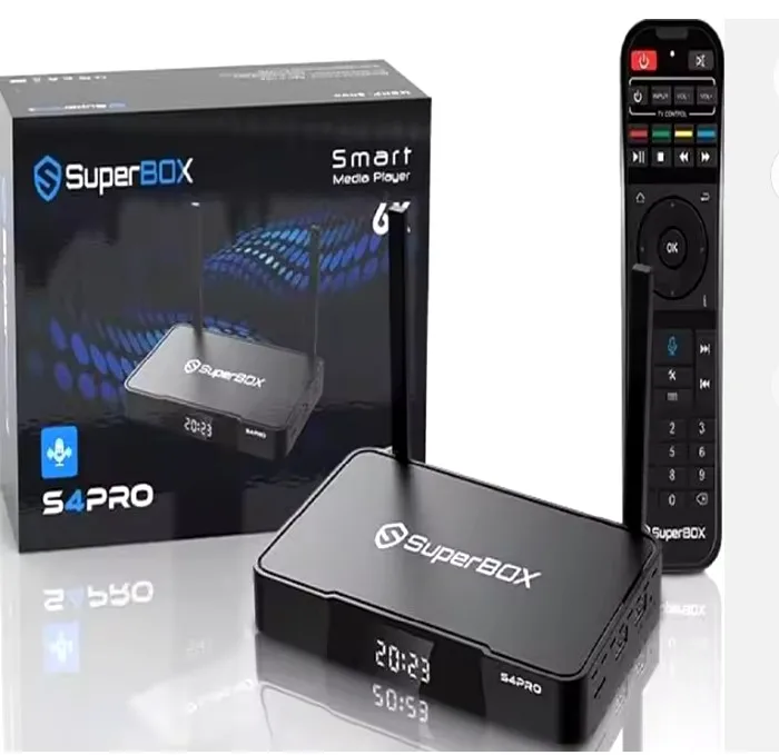 Совершенно Новый S4 Pro 2024 Superbox Ultra Smartbox для телевизора гладкая супер коробка 6K HDMI