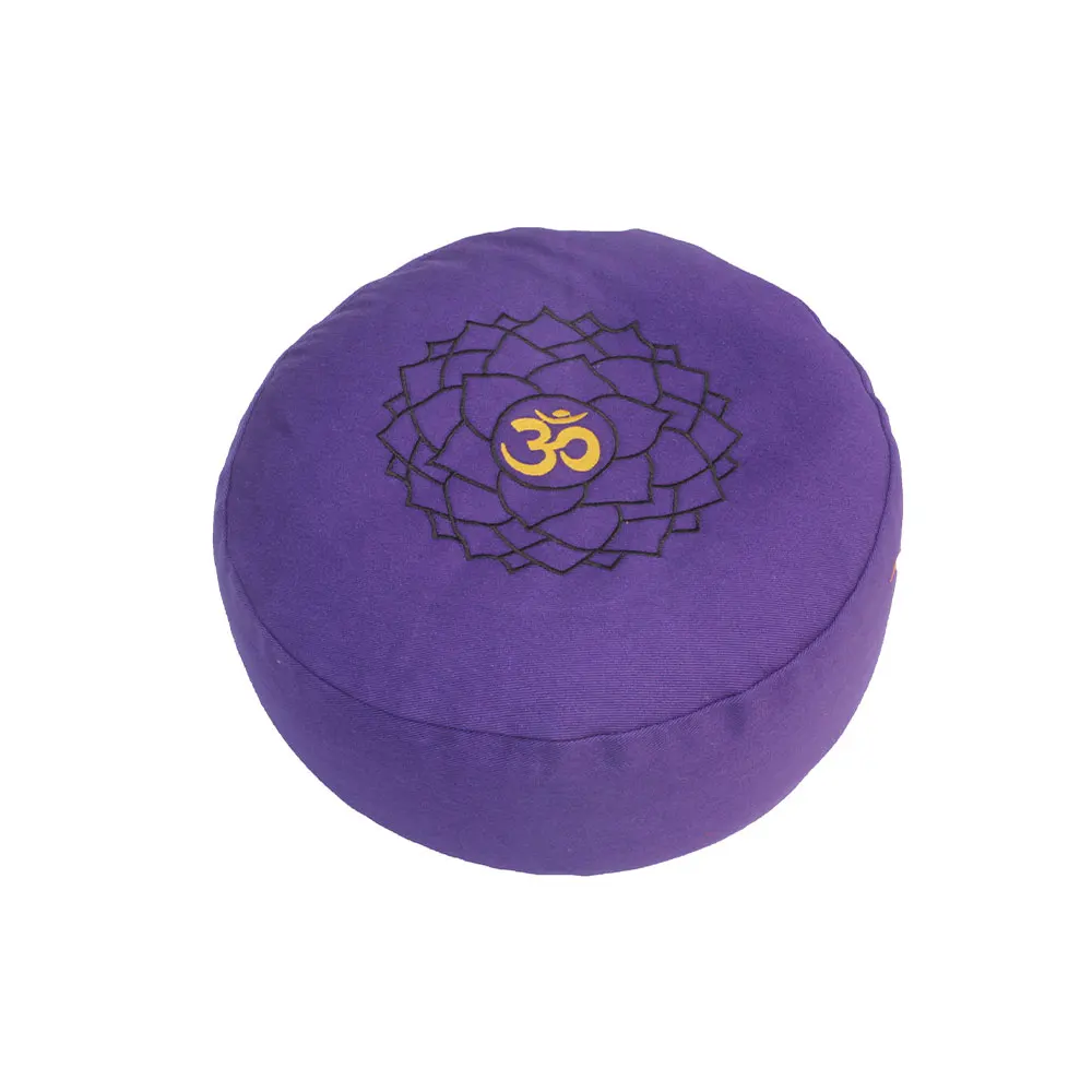 High Selling Latest Brand New Product Zafu  Meditation Round Cushion- Solid color top Emb At Good Price From Trusted Supplier