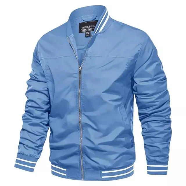 New Model Polyester Varsity Jacket Men Letterman Varsity Leather Jacket