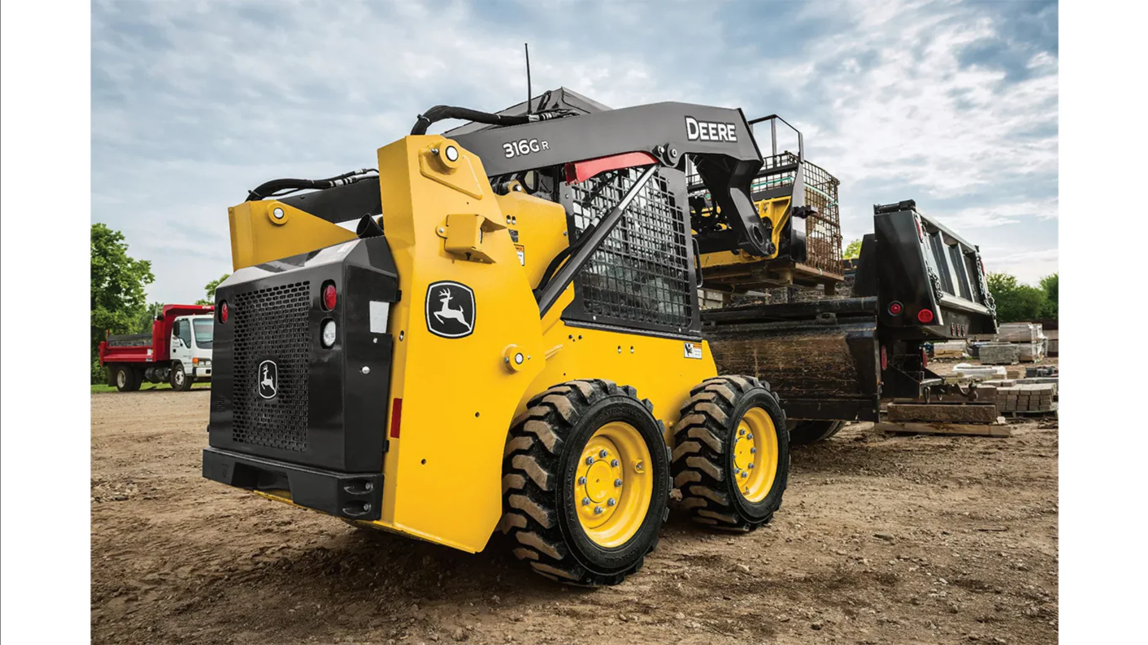 Yanmar Engine Skid Steer Loader 3 Ton Rated Load for Farms Skid Steers 316GR 318G 324G 330G Models