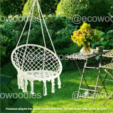 Factory Price New Design Kids Outdoor Patio Quilted Hanging Kids Garden Swing Chair Available From Indian Supplier