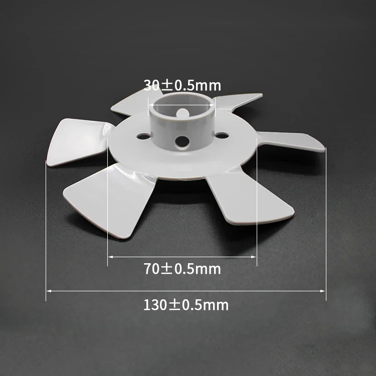 PES plastic fan leaf for small industrial motor  Plastic fan blade of micro ventilation duct  Humidifier pes blade factory