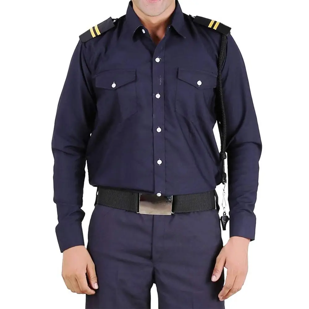 Best Sale Factory Made Breathable Security Uniforms Top Quality Long Sleeve Shirt And Trouser Sets For Security