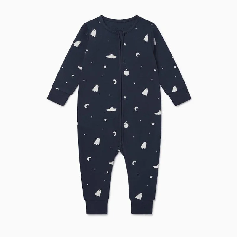 OEKO GOTS Certified 70% Bamboo 30% Organic Cotton Kids Clothing Customized Infant Jumpsuit Printing Baby Rompers