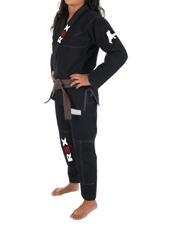 Новейшая модель 2023 REX Black BJJ Gi Jiu-Jitsu боевое искусство униформа по индивидуальному заказу оптовая продажа женская для джиу-джитсу Brdy