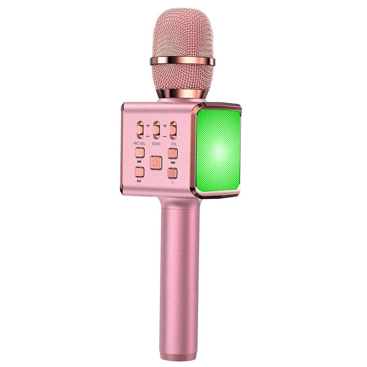 Mpow Combo Karaoke Microphone Speaker Wireless Blue Tooth Singing Machine with LED Lights Portable Handheld Karaoke Mic for Part
