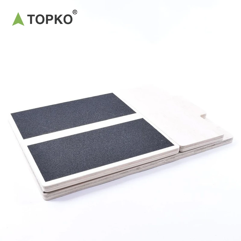 TOPKO Fitness Professional Wooden Slant Board Adjustable Balance Board Ankle & Foot Stretching Slant Board for Stretching Calves