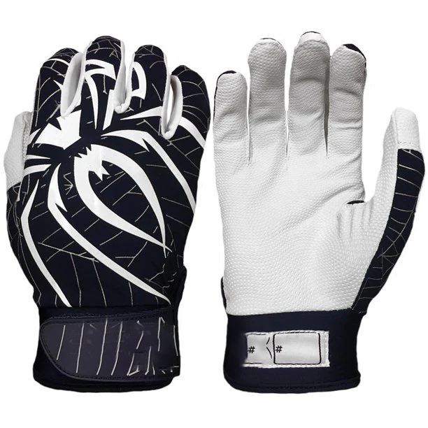 Top Quality New Design Genuine Leather Palm Custom cheap Baseball Batting gloves