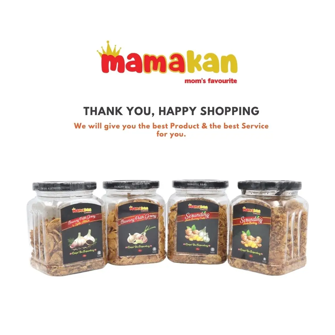 High Quality Products Suitable for All Ages Supplier Price Reasonable Dried Garlic Mamakan Bawang Putih Goreng from Malaysia