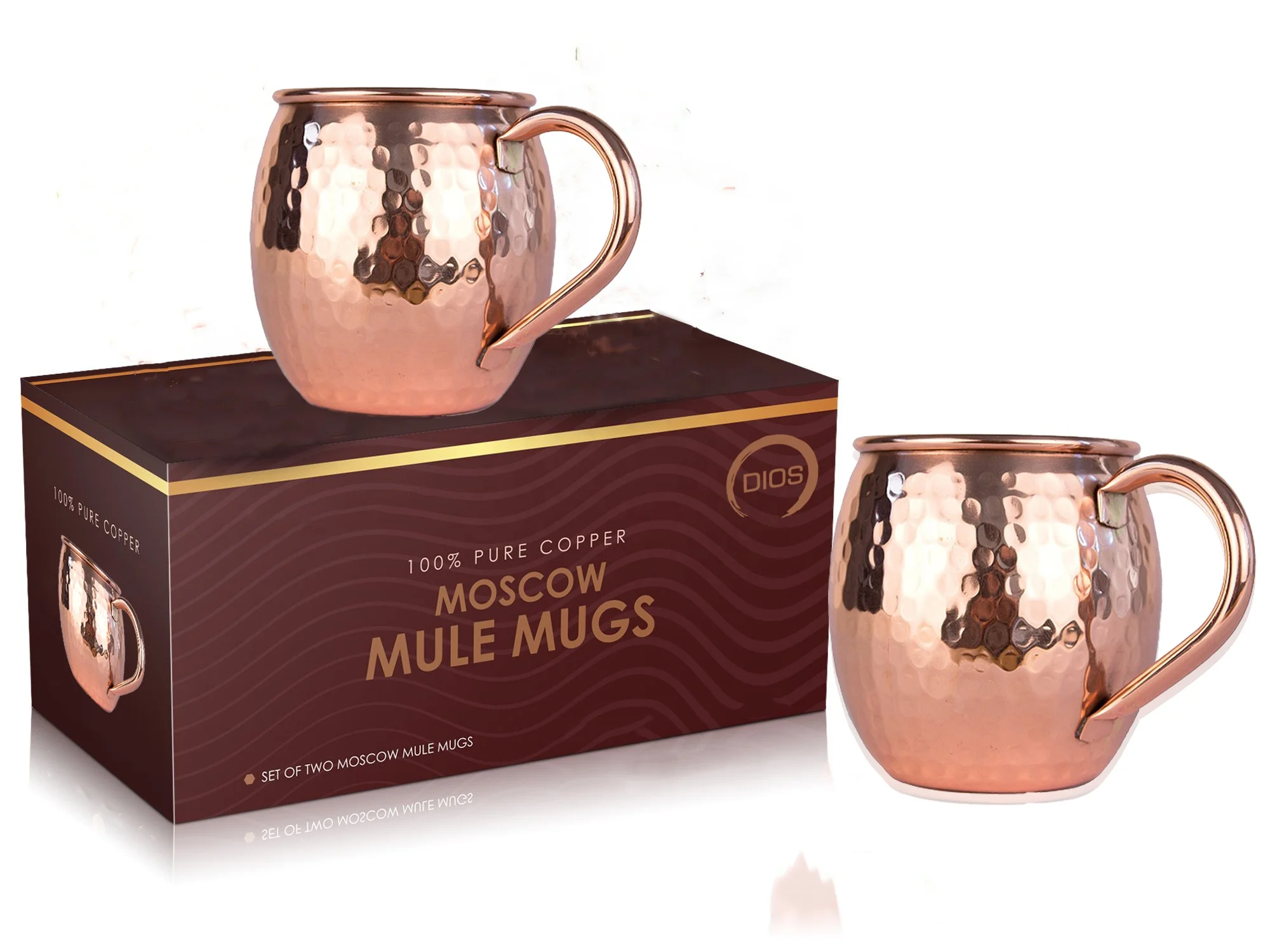 MANUFACTURER MOSCOW MULE COPPER HANDLE MUG-18 OZ