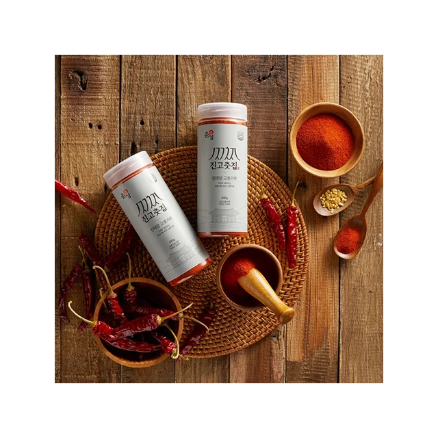 (yoonseong) -  gochujib jintaeyang red pepper powder (230g) - fine particle red pepper paste bibimbap sauce KOTRA