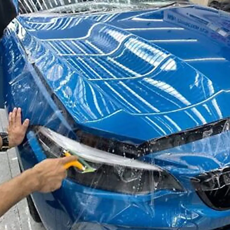 1 52x15 м Глянцевая ТПУ Автоматическая ремонтирующаяся антицарапина PPF пленка для кузова автомобиля прозрачная защитная краски
