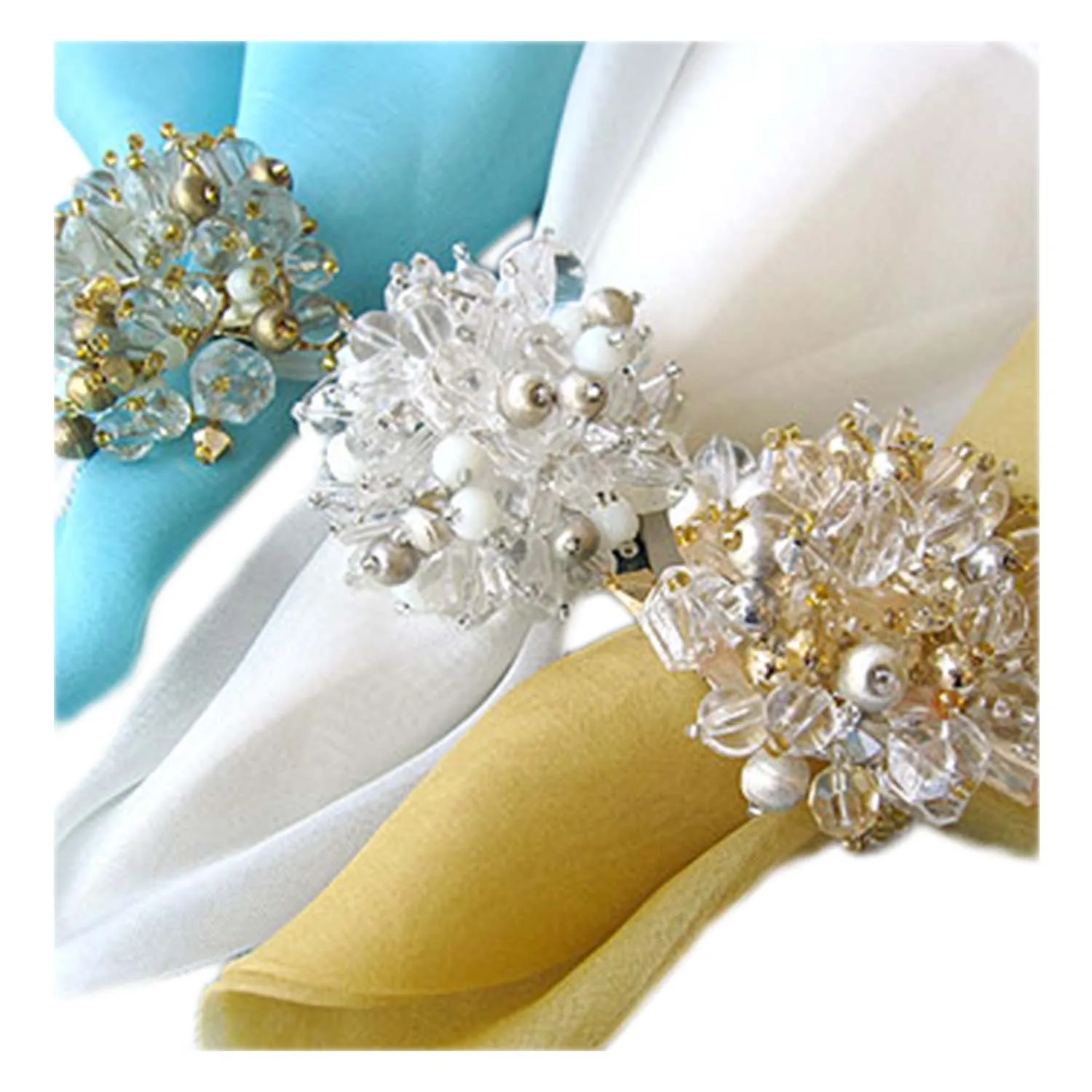 Best Quality Napkin Rings Table Dinner Napkin Holders for Wedding Centerpieces Festival Celebration Custom Accessories