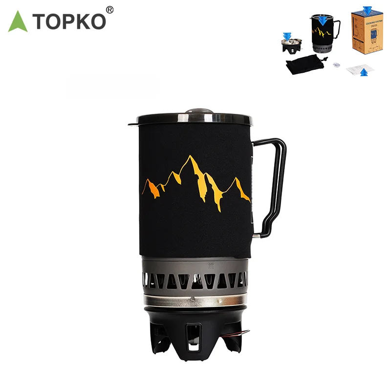 TOPKO High Quality Camping Oven Outdoor Portable Camping Cooking System Camping Equipment Gas Stove