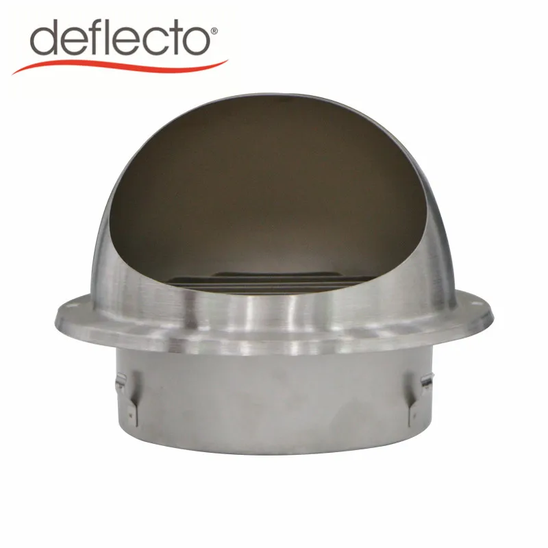 Outdoor wall vent Stainless Steel homeuse Round Dryer Covers Ventilation Grill Hood Exterior Rainproof Exhaust Grille Outlet Cap