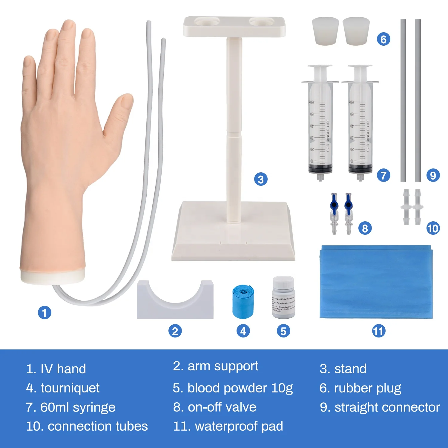 IV Practice Kit for Nursing Students & Paramedic Education &  Medical Assisting Program & Venipuncture Course Phlebotomy Classes