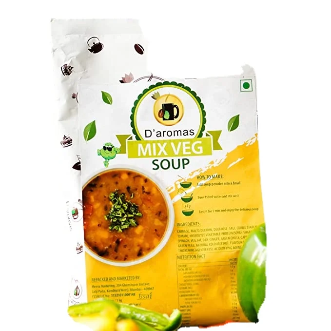 Instant Mix Veg Soup Premix Mix Powder Gluten Free & Vegan Healthy