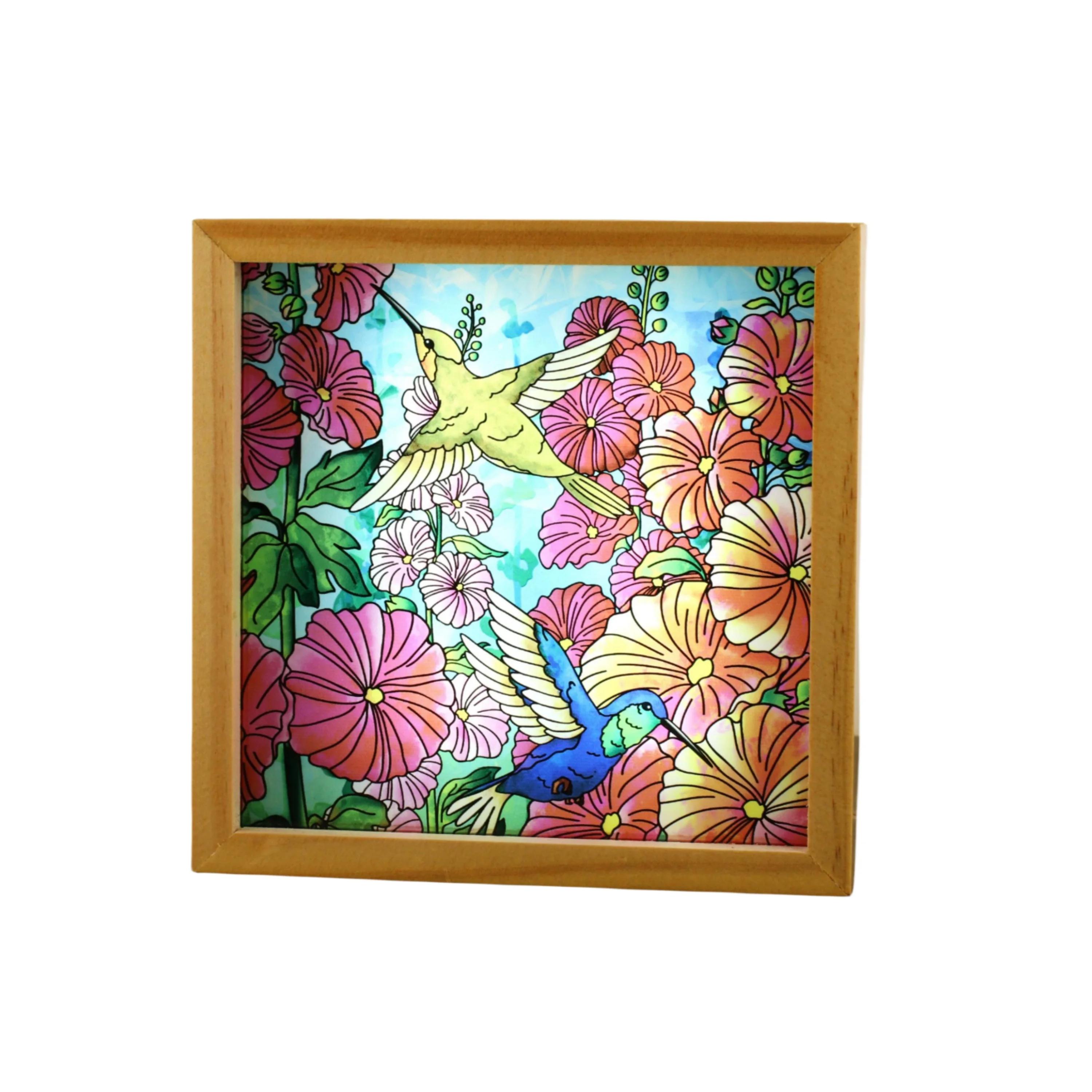 IllumiFrame LED Night Light: Personalized Glass Photo Frame Lamp with Interchangeable Pictures for a Unique and Home Decor