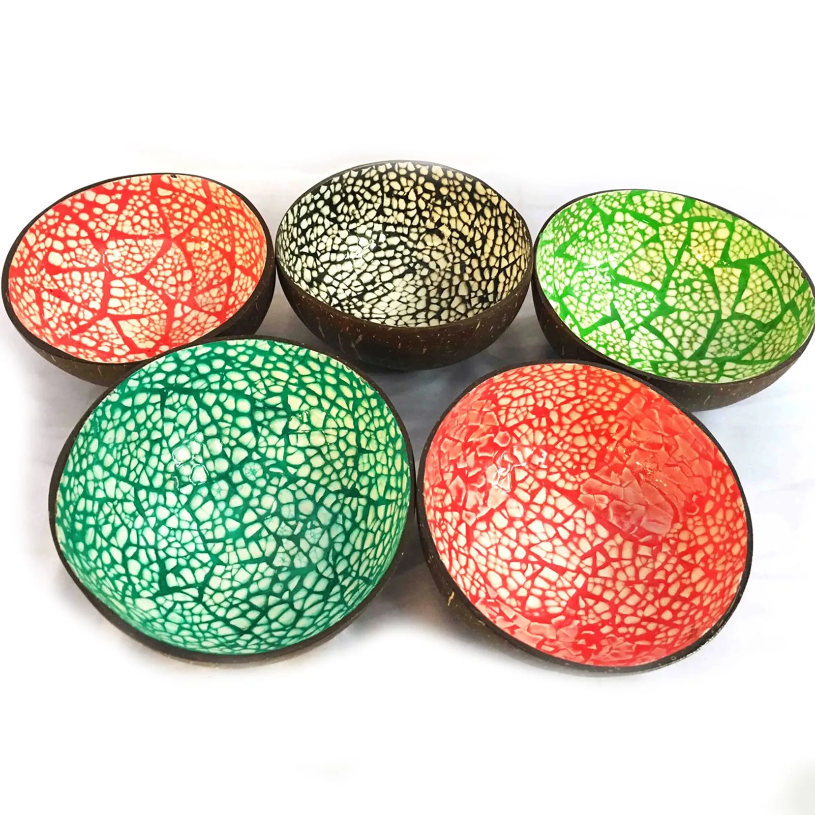 Кокосовая раковина, лаковая чаша для украшения дома, натуральные лакированные чаши, самая низкая цена