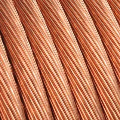 Copper stranded R2 diameter 8mm2 - 38mm2 Non-alloy For Cables Electrical industry High Quality