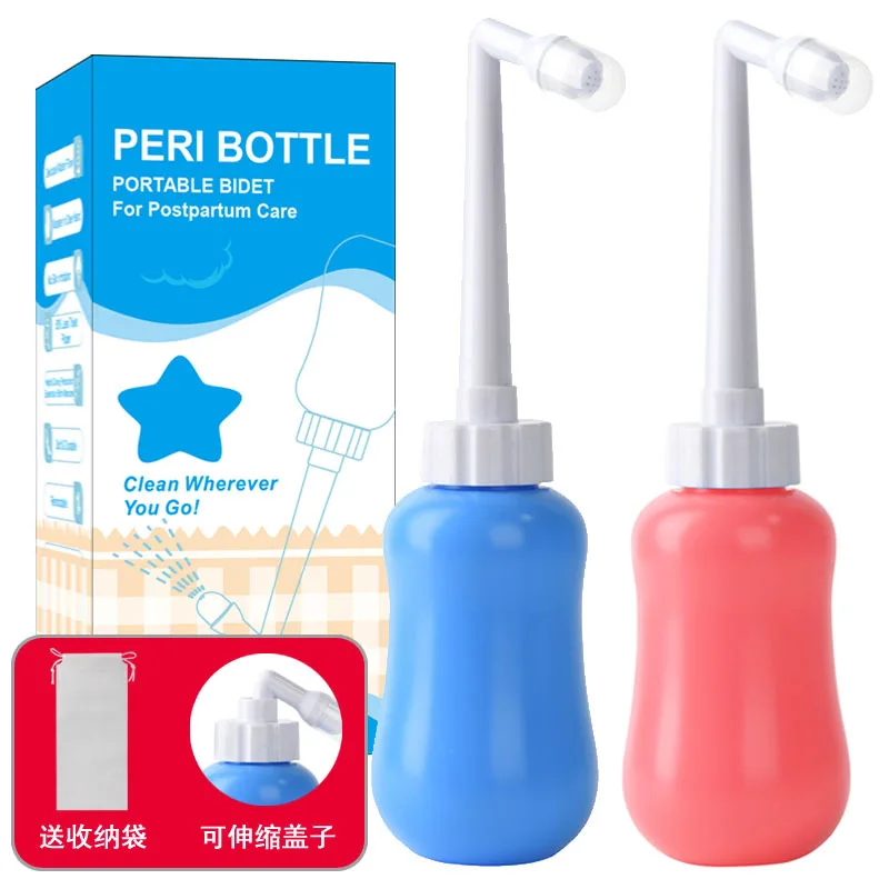Modern Eco Friendly Peri Bottle Custom Foldable Travel Shattaf Manufacturer Feminine Wash portable bidet with logo