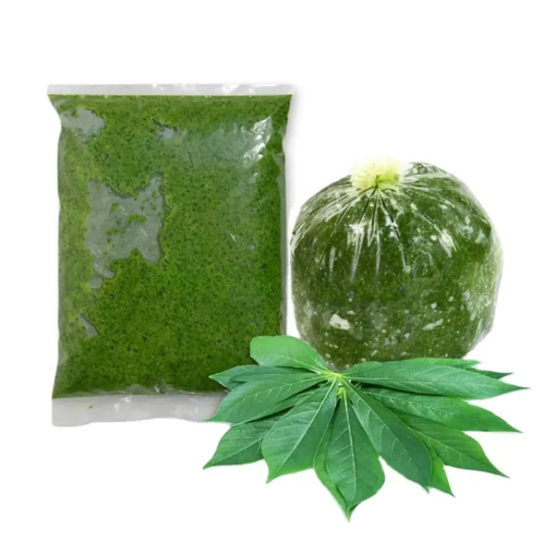 100% Premium Mashed Cassava Leaves, from Vietnam
