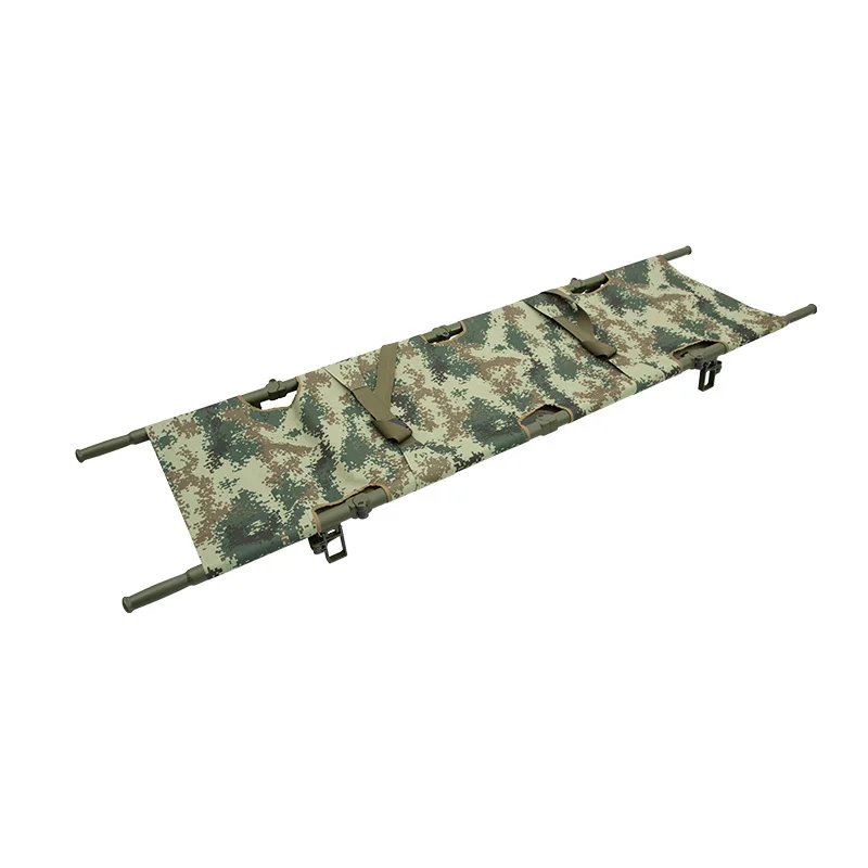 Factory direct foldable patient transfer stretcher with stainless steel board for transferring and carrying.