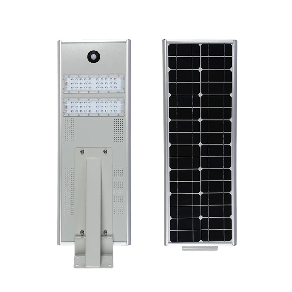 Top quality 50w 60w 80w 100w all in one solar street light integrated power panel solar street fit for extreme weather condition
