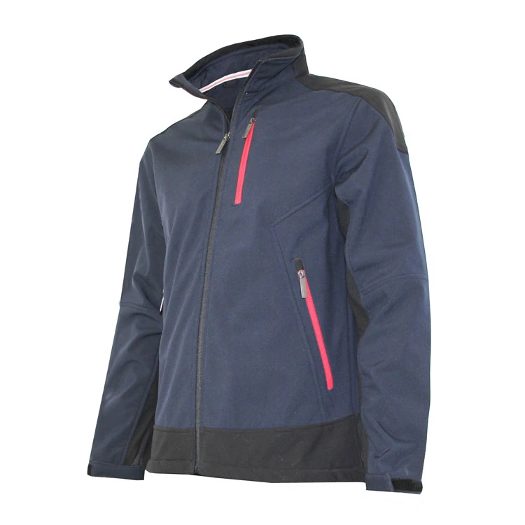 Good Quality Custom Embroidery Print Waterproof Jackets Plus Size Mens Outdoor Casual Polyester Softshell Jacke