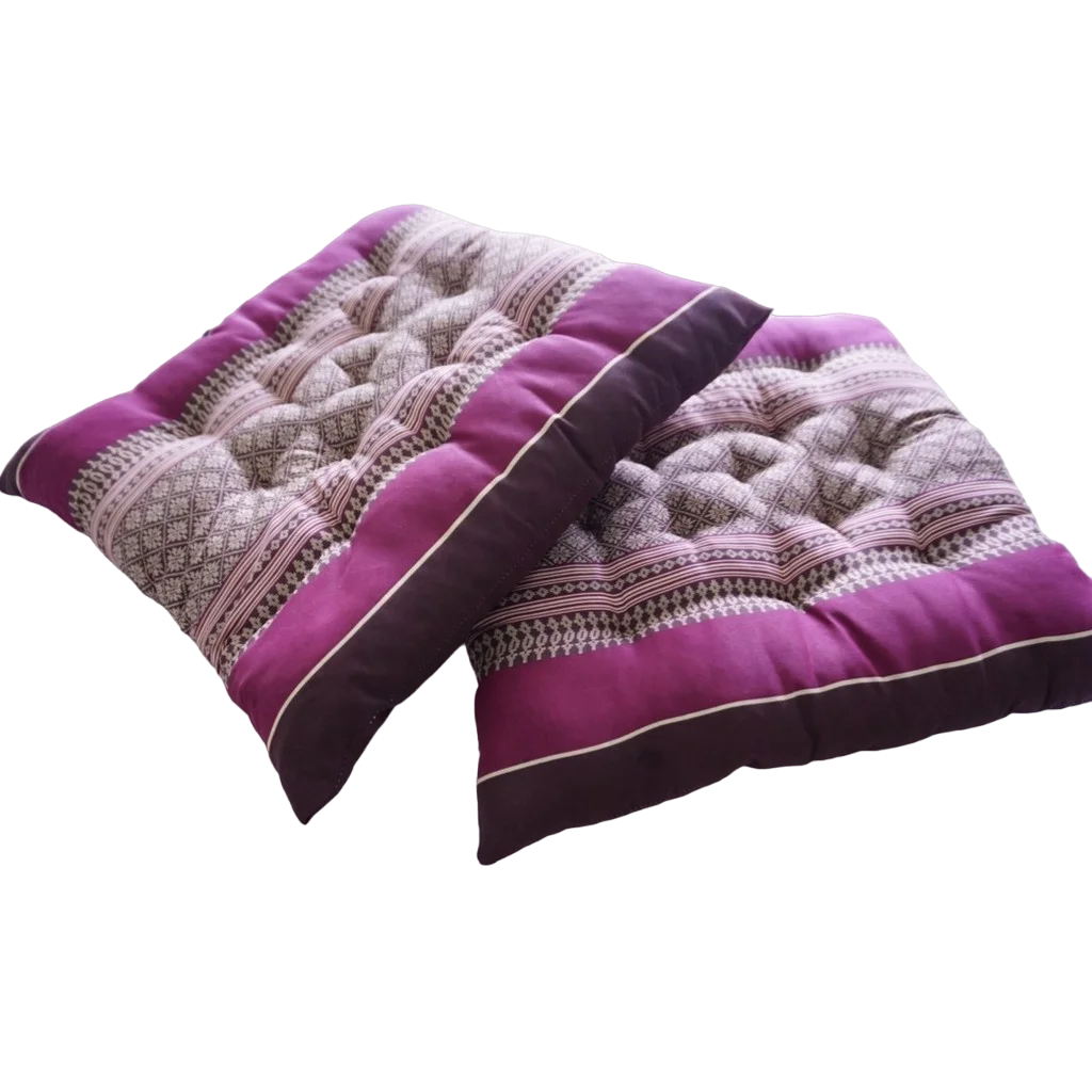 Thai pattern silk seat cushion  Otop products of Thailand The best products of Thailand