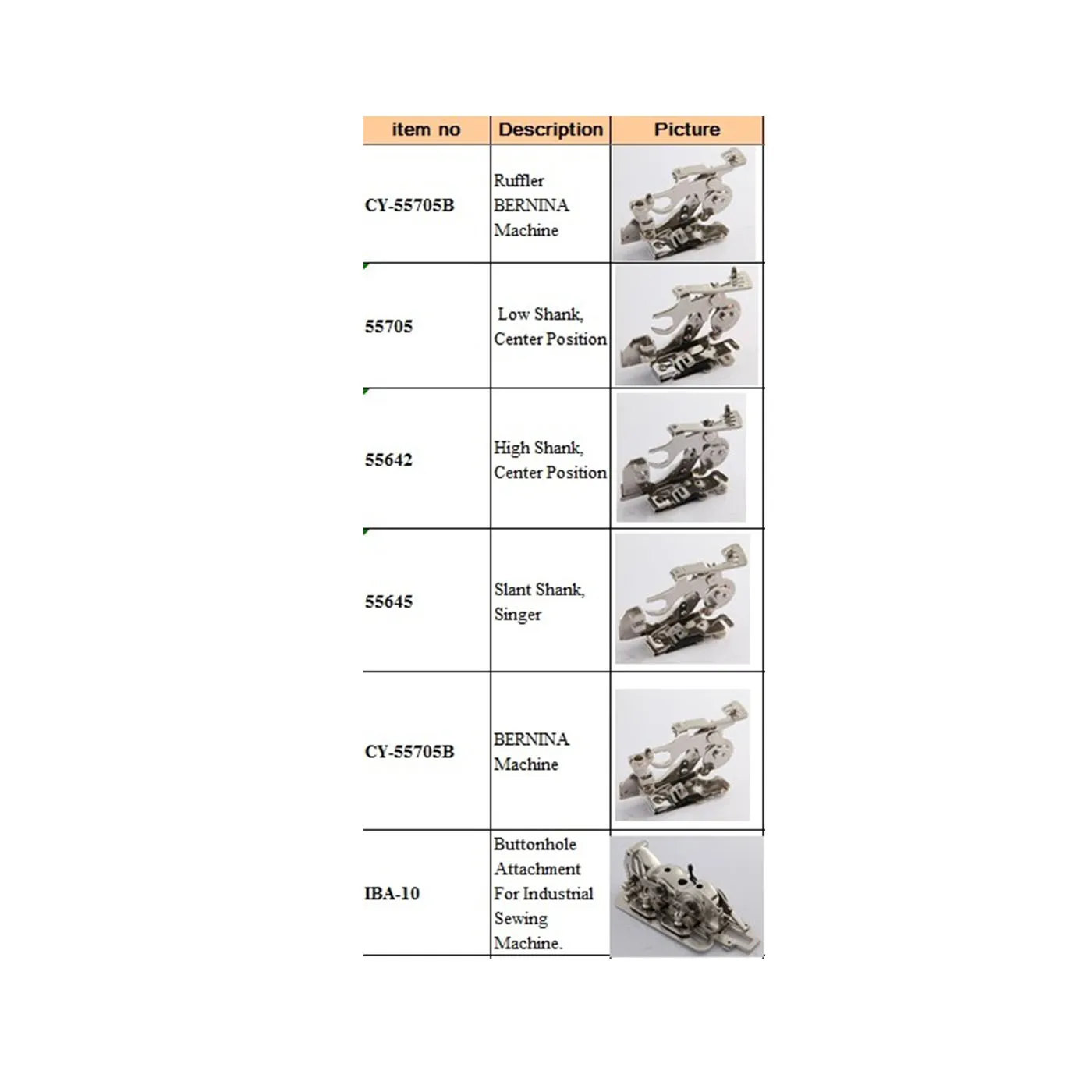 421333-451 PRESSER FOOT WAKING FOOT SLANT SHANK MADE IN TAIWAN HOUSEHOLD DOMESTIC SEWING MACHINE SPARE PARTS FOR SINGER