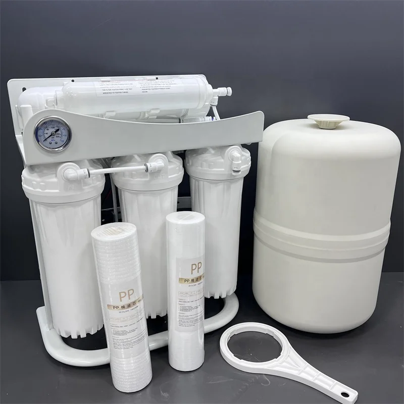 Manufacturer Household Direct Drinking 5 Stage Reverse Osmosis RO Water Filter System Purifier for