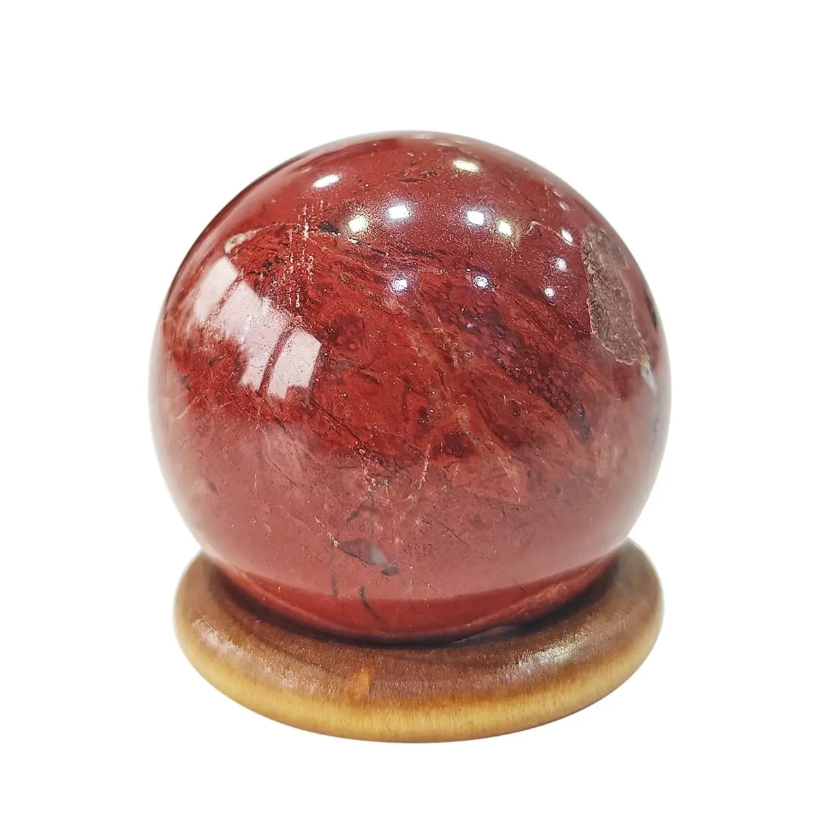 Natural Red Jasper Sphere  Ball Polished Sphere Aura Healing Red Jasper Crystal Ball Red Jasper Quartz Ball