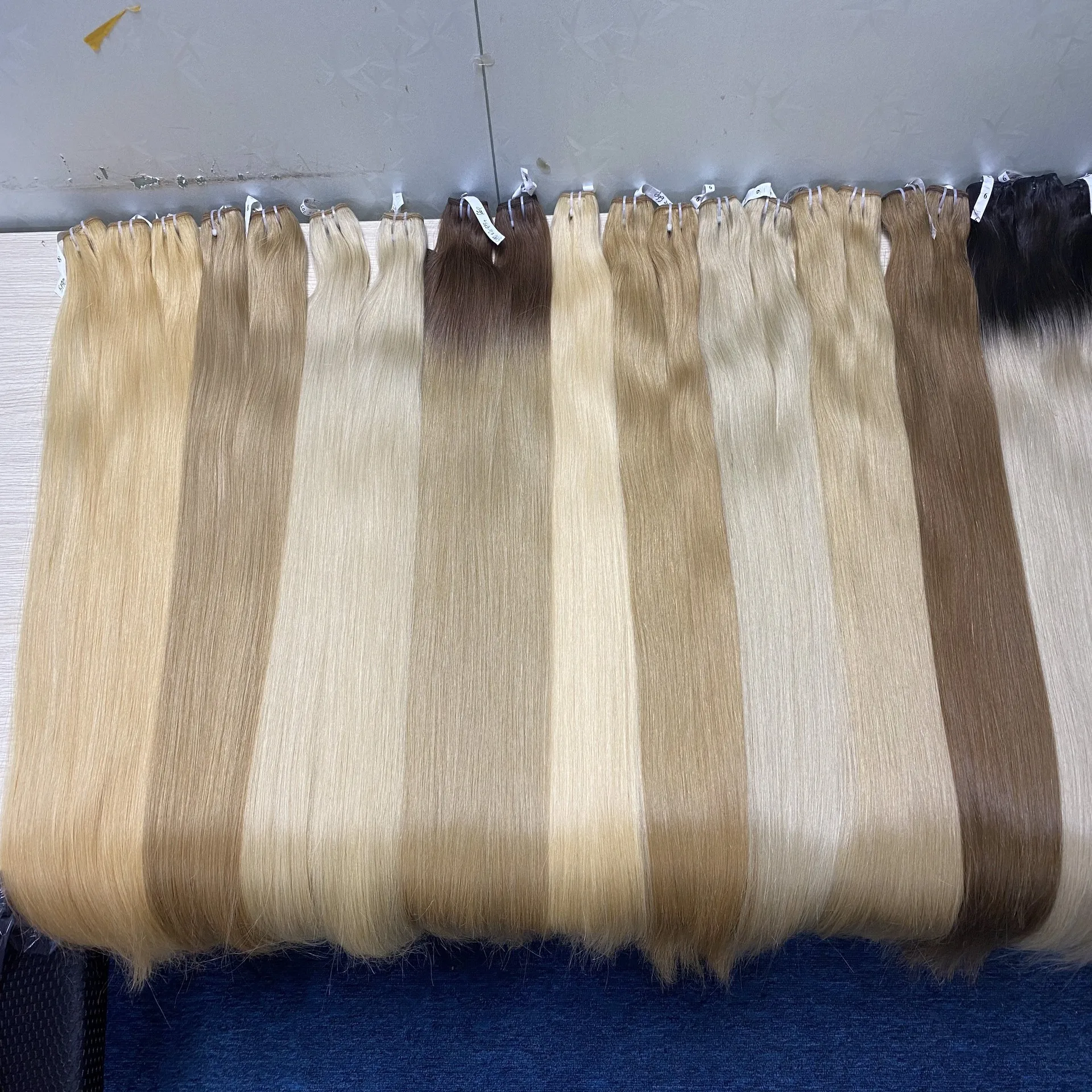 Vietnamese Human Hair From Vietnam All Textures Clip Ins Weft Virgin Double Drawn So Silky