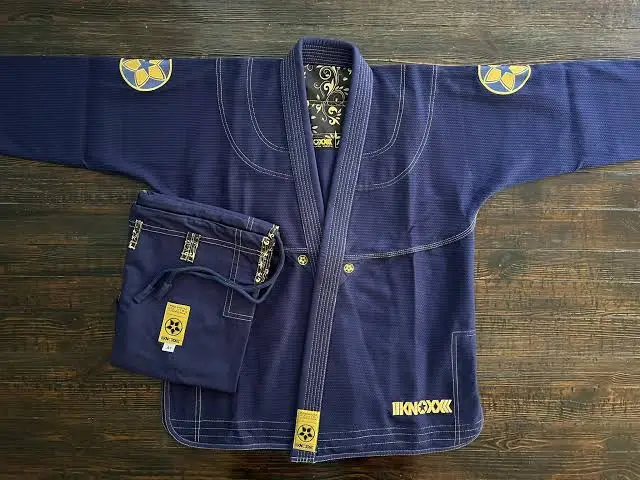 CUSTOM New Model Brazilian JIU JITSU GI / CUSTOM  BJJ KIMONO / Custom  Contrast Grey Color and  Stitching  Color JIU JITSU GI