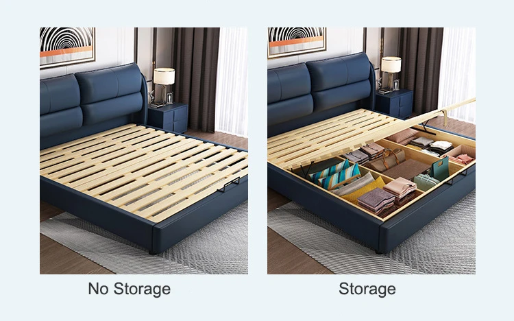 Modern Nordic Princess Bedroom Multi-color Optional Comfortable Practical Bedroom Antique White Distressed Bedroom Furniture