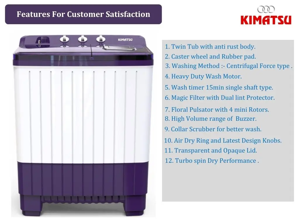 8.5kg full plastic Model High Quality Trendy Twin Tub Automatic Washing Machine Top Loading Electric for Households and Hotels