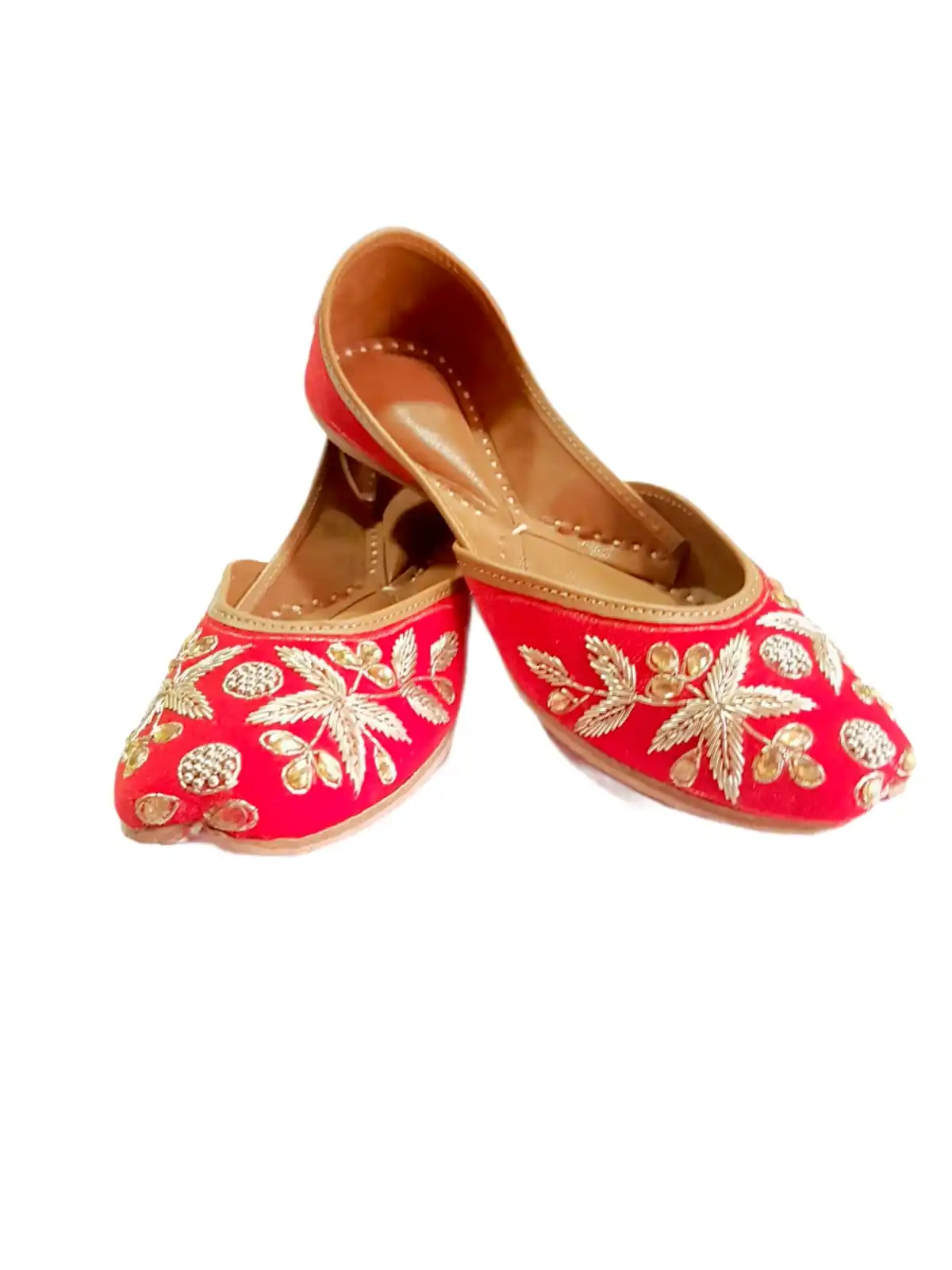 women khussa/Punjabi jutti comfortable wear women Handcrafted Ethnic Leather juti