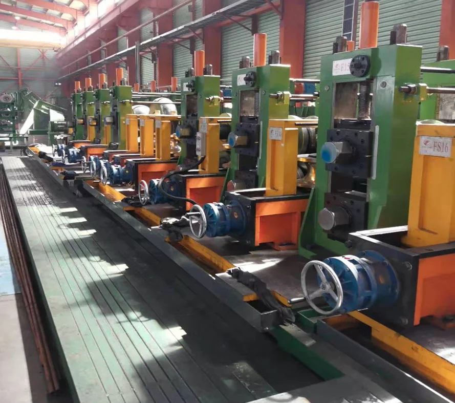 Oil transport API large pipe mill machine High-Frequency Welded Pipe Production Line HG219 max forming speed 50m/min