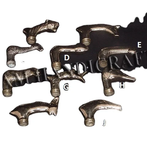 Новая декоративная ручка из латуни с животными/птицами для ходьбы и ручки зонта очень используются