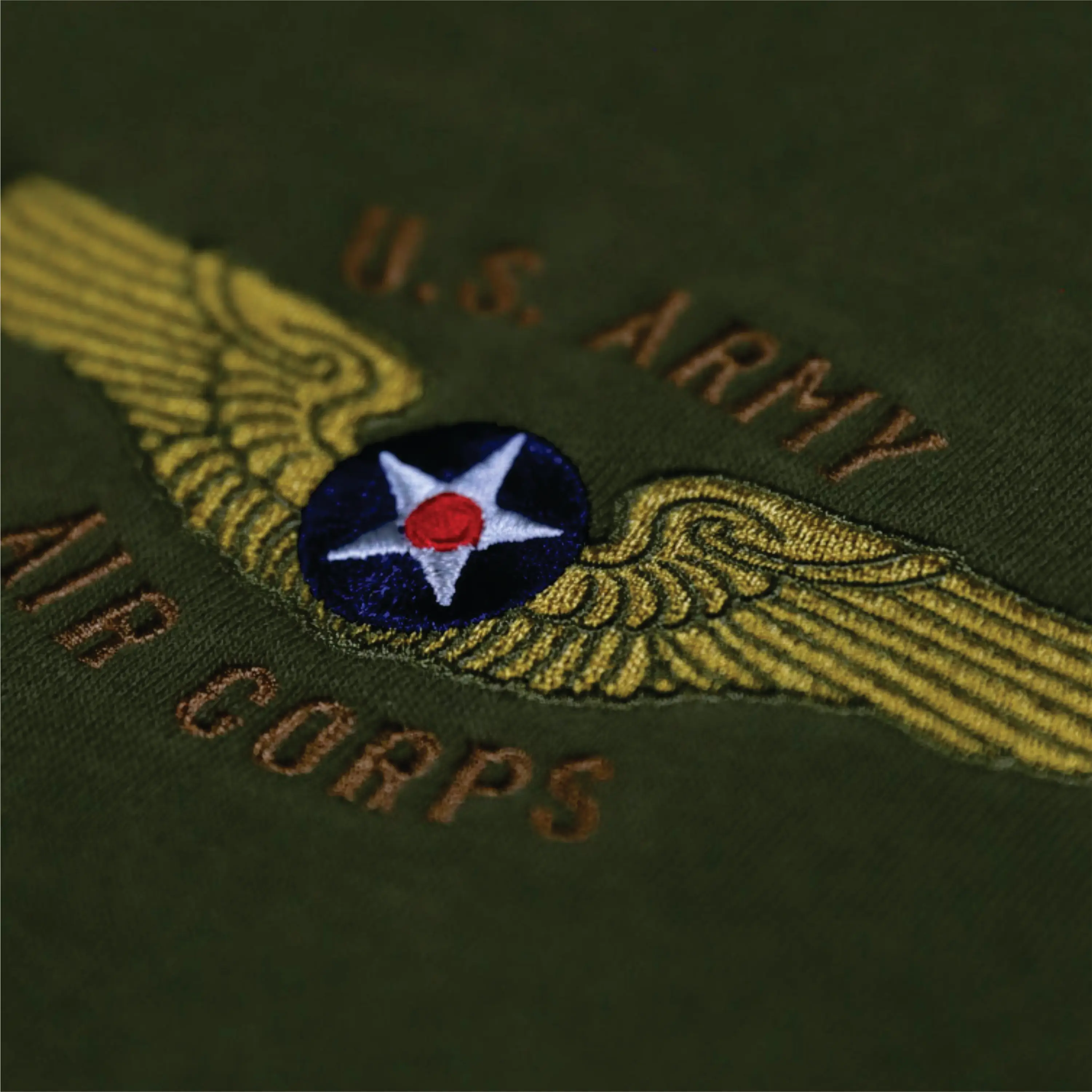 Custom Logo 60% Cotton 40% Polyester 350 gsm Fleece Chenille Embroidery Olive Green TA Pullover Hoodie