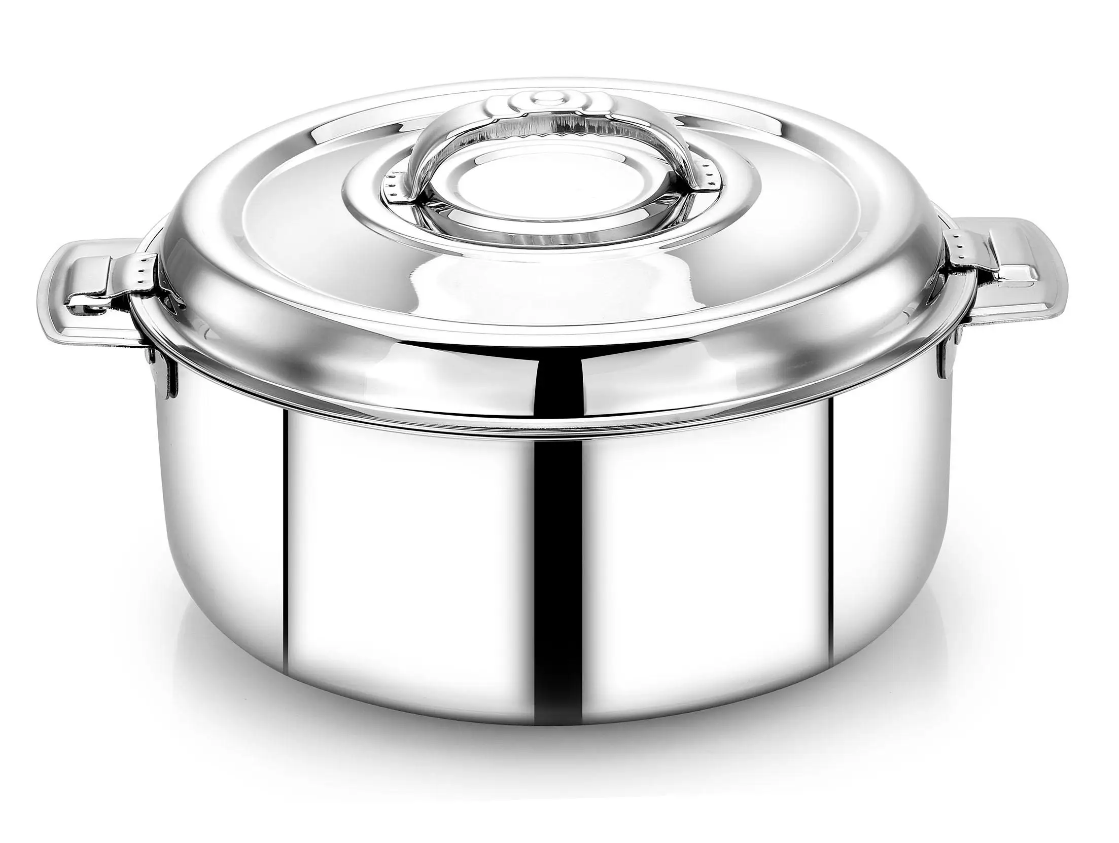 High Quality Double Wall Stainless Steel Insulated Food Warmer Hot Food Warmer Thermo Casserole Pot